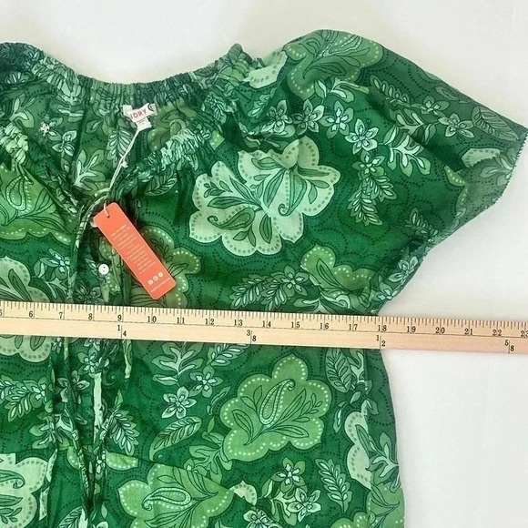 Sundry V-Neck Mini Swing Dress Tropical Vacation Lightweight Women’s Size S 4-6 - Picture 6 of 13